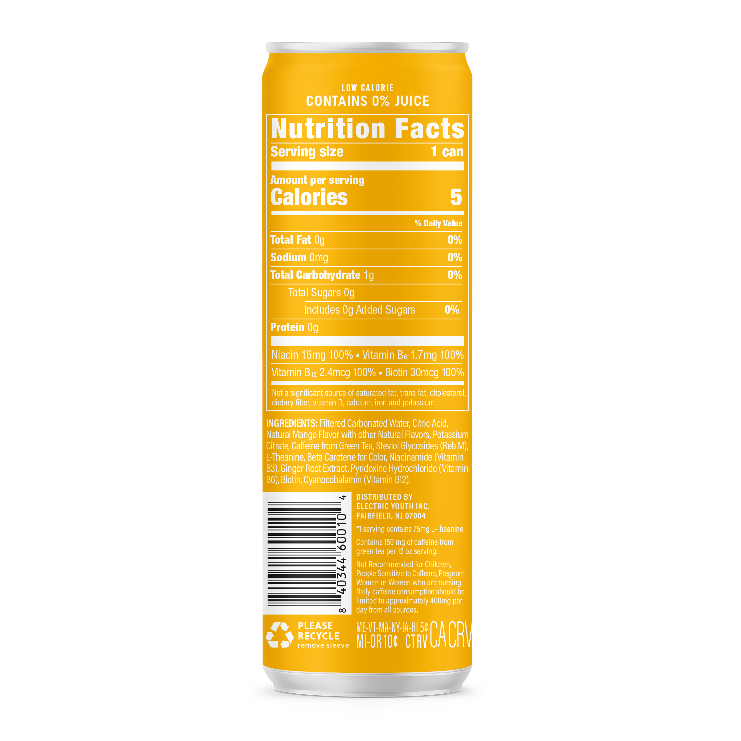 Energy Drink - Sparkling Mango Burst